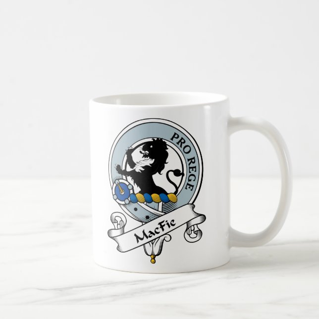 Caneca De Café Crachá do clã de MacFie (Direita)