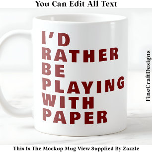 Caneca De Café Crafting Lover Mug, Artesanato Personalizado Cotaç
