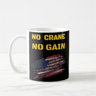 Caneca De Café Crane Operator Meme cita homens engraçados rapazes