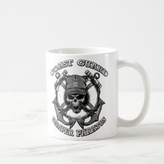 Caneca De Café Crânio da guarda costeira