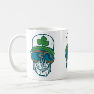 Caneca De Café crânio de caminhoneiro de esqueleto