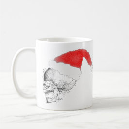 Caneca De Café Crânio de Natal