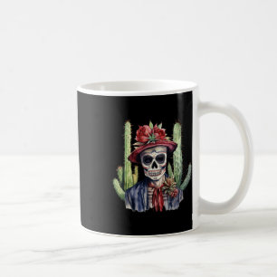 Caneca De Café Crânio do açúcar Pavilhão mexicano Cinco De Mayo D