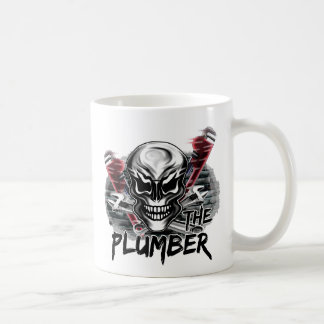 Caneca De Café Crânio do canalizador: O canalizador
