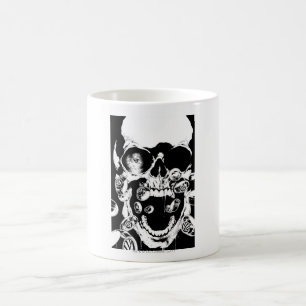 Caneca De Café Crânio e anéis