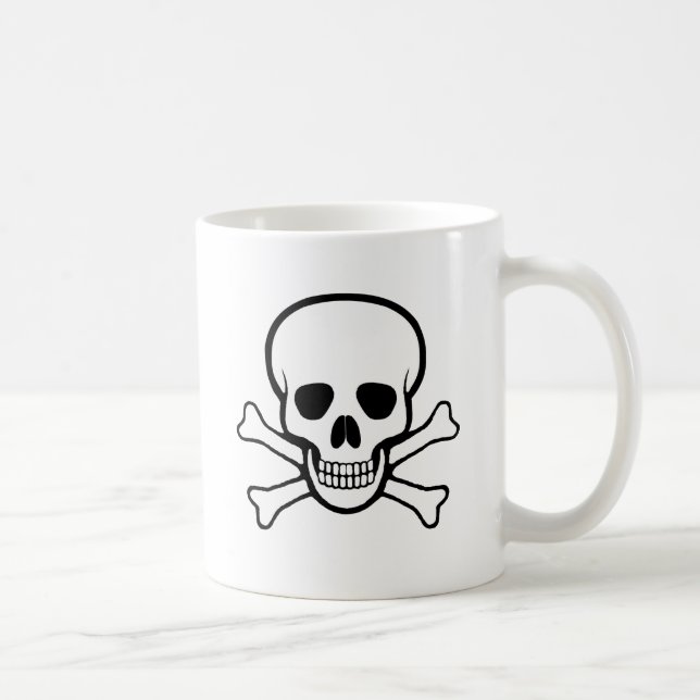 Caneca De Café Crânio e Crossbones Mug (Direita)