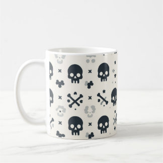 Caneca De Café Crânio e Crossbones Mug