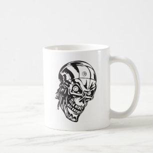 Caneca De Café Crânio humano 146