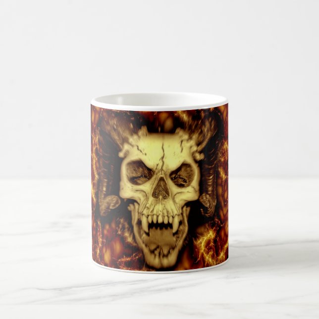 Caneca De Café Crânio mau (Centro)