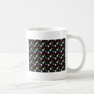 Caneca De Café crânio negro