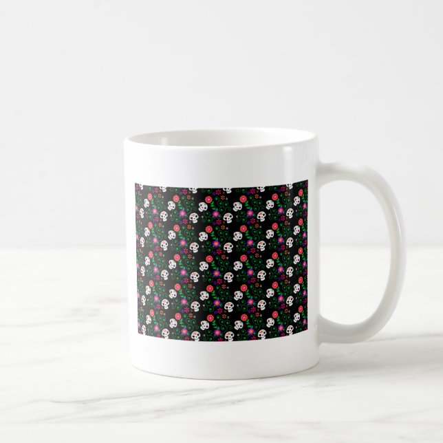 Caneca De Café crânio negro (Direita)