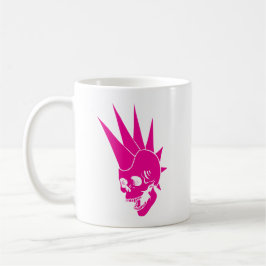 Caneca De Café Cranio Punk Personalizável Versão 2