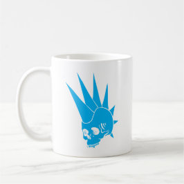 Caneca De Café Crânio Sem Jawless Punk Personalizável Versão 2