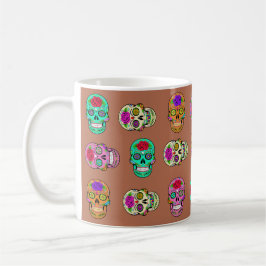 Caneca De Café Crânios de Açúcar