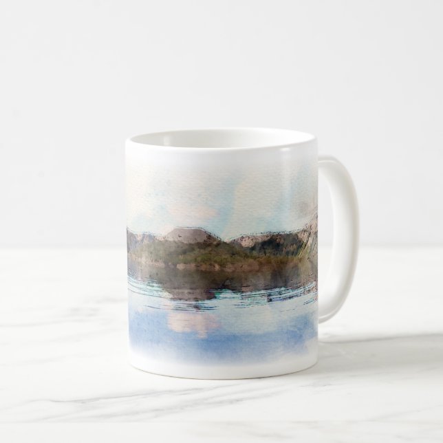 Caneca De Café Crater Lake National Park Caffee Mug (Frente Esquerda)