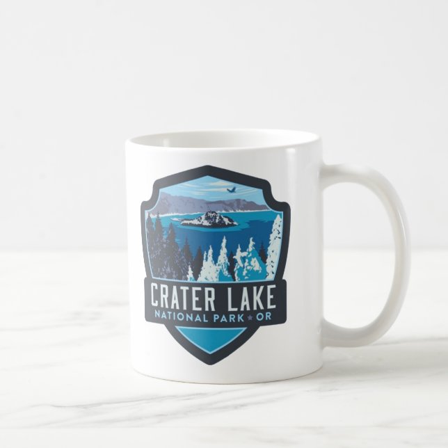 Caneca De Café Crater Lake Oregon Mug (Direita)