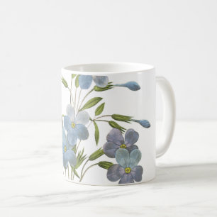 Caneca De Café crawling phlox (Phlox reptans) por Redouté