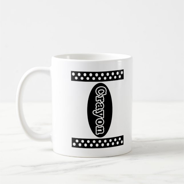 Caneca De Café Crayon Box Halloween Escolhe Qualquer Cor - Golpe (Esquerda)