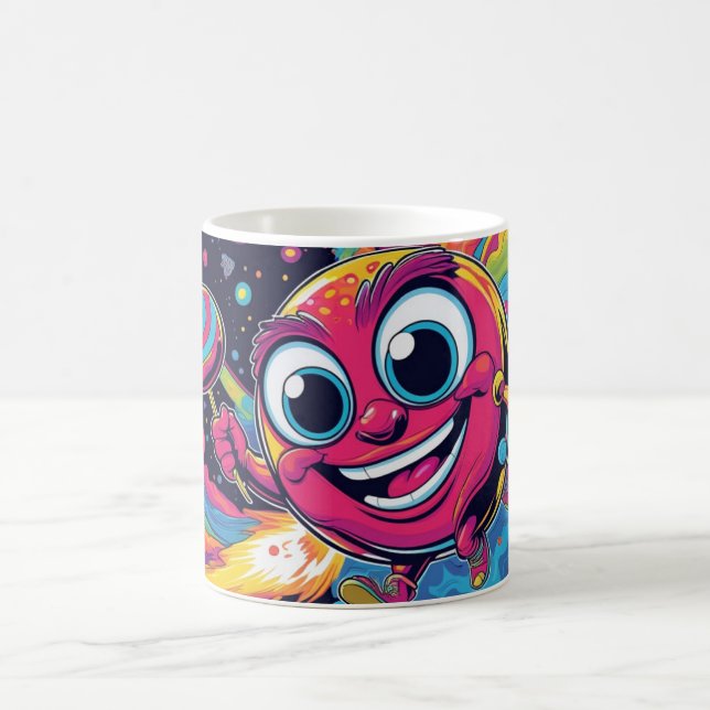 Caneca De Café Crazy Candy Swirl Fun Mug (Centro)