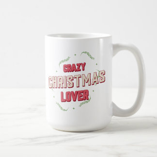 Caneca De Café Crazy Christmas Lover
