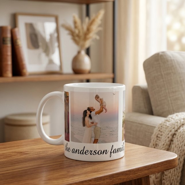 Caneca De Café Create Your Own Birthday Mug Custom Name Photo Gif (Criador carregado)