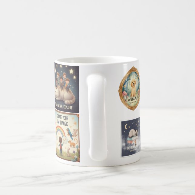 Caneca De Café Create Your Own Magic Inspirational products (Alça)