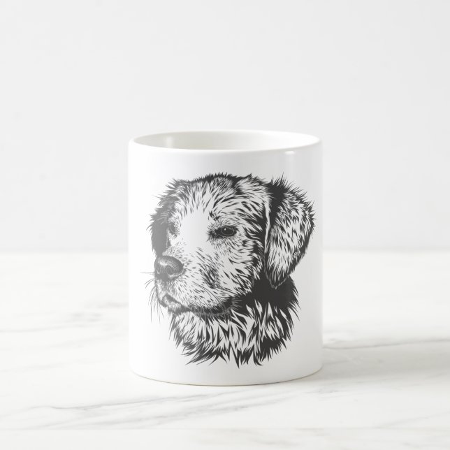 Caneca De Café Create Your Own Pet Dog Customized (Centro)