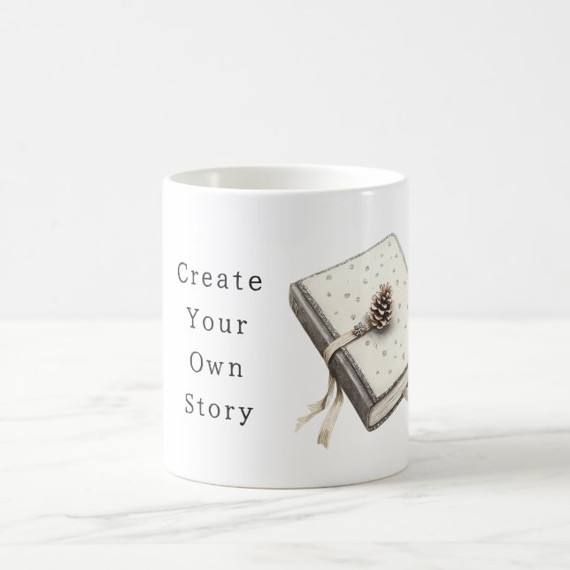 Caneca De Café Create Your Own Story Pine Cone Journal (Centro)