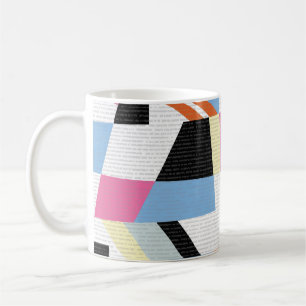 Caneca De Café Creative Geométrico: Design do Padrão de Comprimen