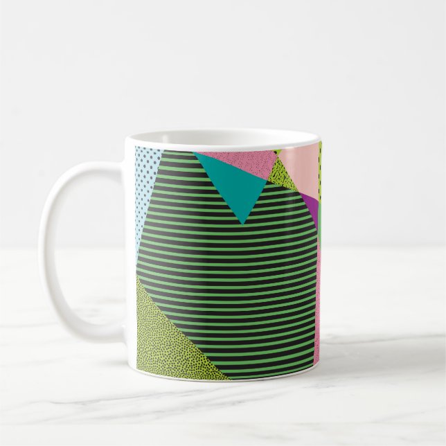 Caneca De Café Creative Memphis Frame Modern Design (Esquerda)