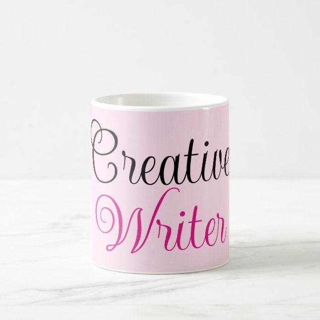 Caneca De Café Creative Writer Pastel Pink (Centro)