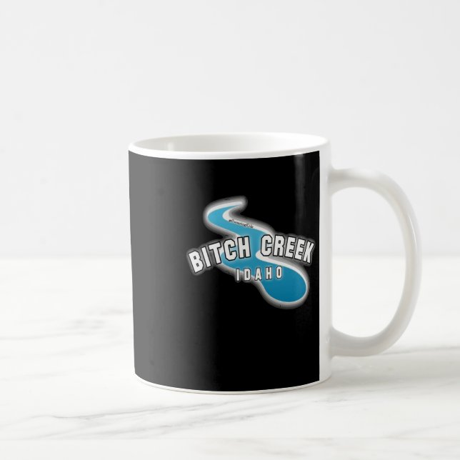 Caneca De Café Creek - Idaho Sticker (Direita)