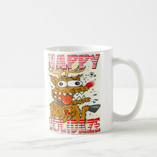 Caneca De Café Creekrat Cartoon Studios Happy Holidaze Art