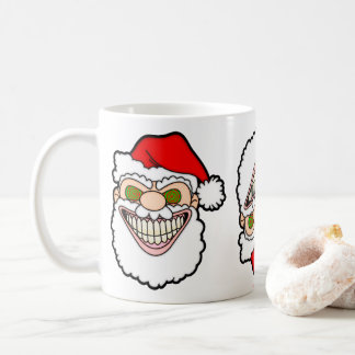 Caneca De Café Creepy Santa Claus Screwball Graphics