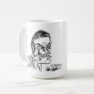 Caneca De Café creepy villain cartoon art