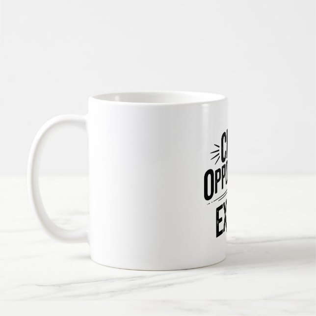 Caneca De Café Créer des opportunités, pas des excuses. (Esquerda)