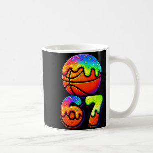 Caneca De Café Creme 67 Geração Seis Alpha Gíria de Basquete Gote