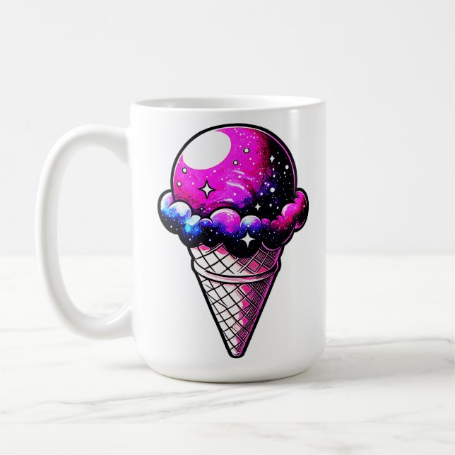 Caneca De Café Creme espacial Cone 205 (Esquerda)