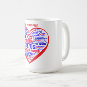 Caneca De Café crescendo em nmb nos anos 60, 70, 80