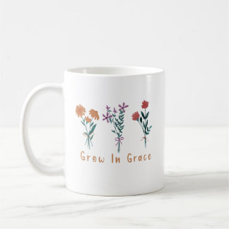 Caneca De Café Crescer em Grace Christian Mug