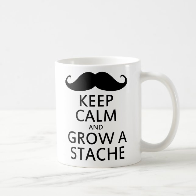 Caneca De Café Crescer um bigode (Direita)