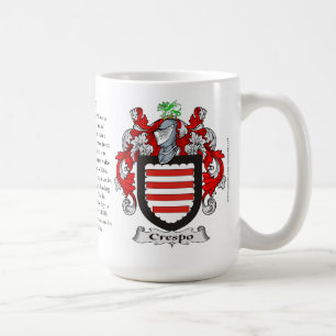 Caneca De Café Crespo, a origem, o significado e a crista