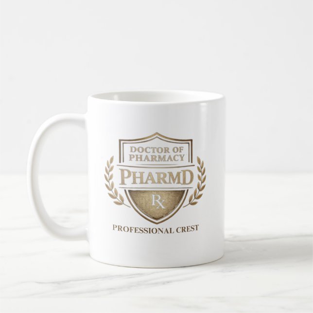 Caneca De Café Crestão Profissional Personalizado de Doutor em Fa (Esquerda)