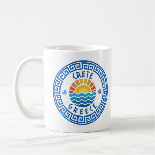 Caneca De Café Crete Island, Grécia