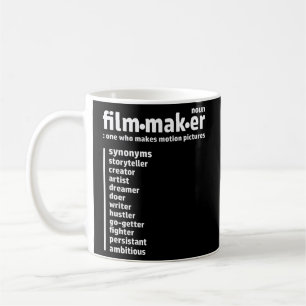 Caneca De Café Criador de Conteúdo Filmador de Filmes Maker Maker