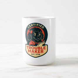 Caneca De Café Criador de Problemas Certificado – Est. 1776 Newfo