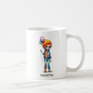 Caneca De Café Criança Adorável Zombie - Halloween Bonito (2)