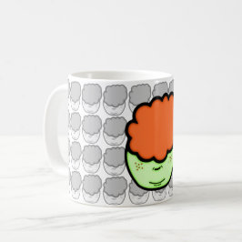 Caneca De Café Criança de gengibre sarado (desenho animado como o