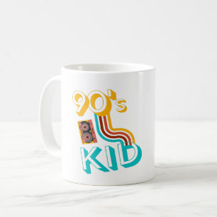 CANECA DE CAFÉ CRIANÇA DO RETRO 90 - AMANTES DE CASSETTE