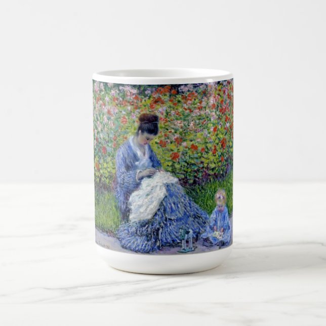 Caneca De Café Criança no Jardim, Monet (Centro)